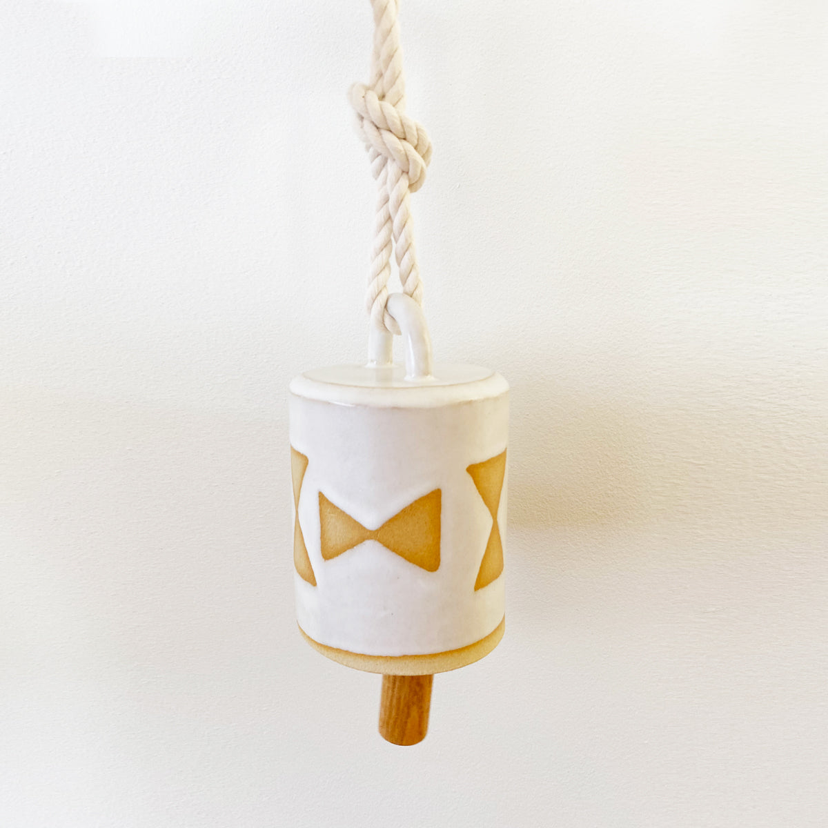 Bell-Bowties1 Ceramic Bell - Dovetail - Image 1