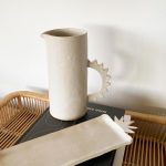 Long Rectangle Tray with Spikey Frills - White - Image 4