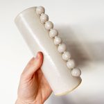 Beaded Vase - White - Image 4