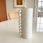 Beaded Vase - White - Image 2