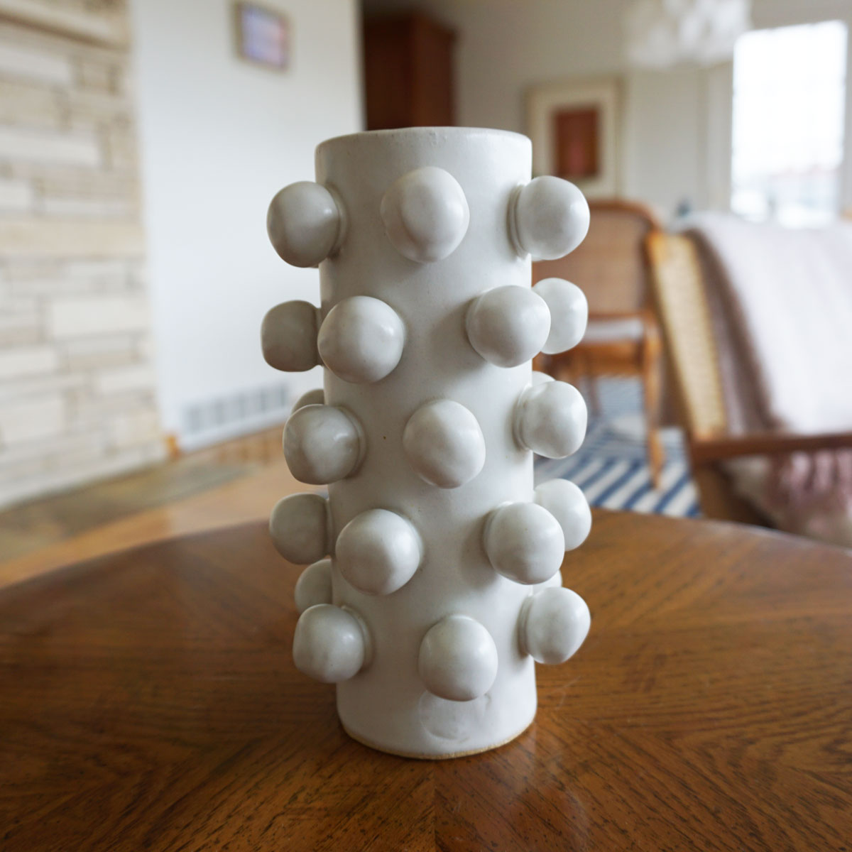 Salto-bobbles-white1-1 Bobble Vase - White - Image 1