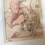 Framed Vintage Petunia Flower Print - Image 3
