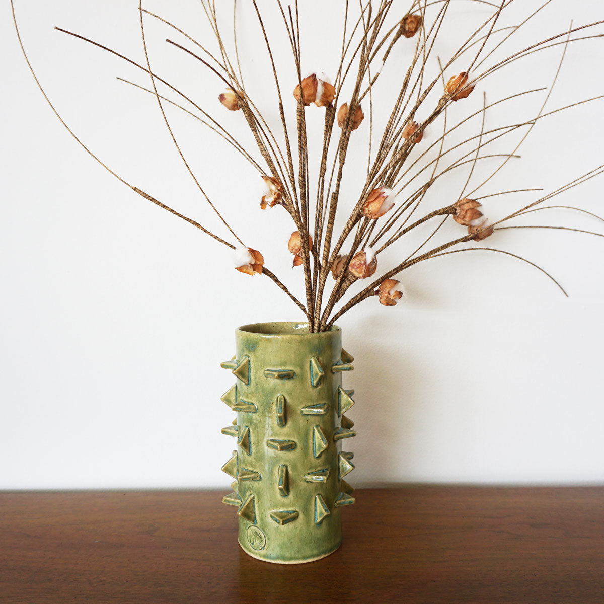 Salto-spikes1 Green Spikes Vase - Image 1