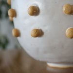 White, Green, Natural Bobble Bowl/Planter - Image 2