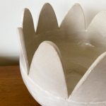 Petals Pedestal Bowl - White - Image 2