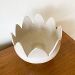 Petals Pedestal Bowl - White - Image 3