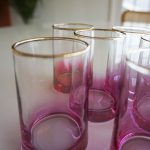Set of 7 Pink Ombre Shot/Tasting Glasses - Image 2