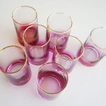 Set of 7 Pink Ombre Shot/Tasting Glasses - Image 3