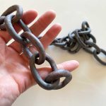 Small Ceramic Chain - Rustic Black