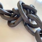Small Ceramic Chain - Rustic Black - Image 2
