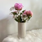 Tall Ribbed Vase - Image 6