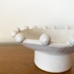 Petite Beaded Pedestal Dish - Image 2