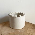 Beaded Cup - White - Image 3