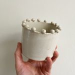 Beaded Cup - White - Image 4