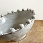Beaded Edge Bowl - Grey - Image 3