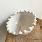 Beaded Edge Bowl - White - Image 3