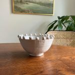 Beaded Edge Bowl - White - Image 5