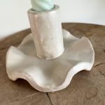 Jumbo Chunky Ruffle Candle Holder - Image 2