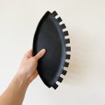 Eye Tray with Squares Detail - Black
