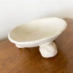 Small Bobble Footed Dish - White - Image 2