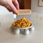Bobble Footed Dish - White - Image 4