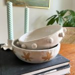 Stars Bowl - Brown & White - Image 2