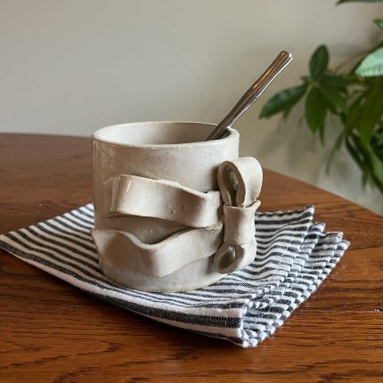 Ribbon Bow Mug