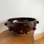 Bobble Texture Bowl - Rich Brown