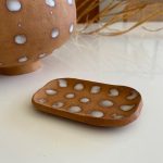 Brown & White Dotted Tray - Image 4