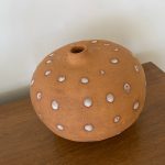 Dotted Brown Vase - Image 5