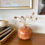 Rustic Brown Round Vase - Image 2