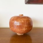 Rustic Brown Round Vase - Image 5
