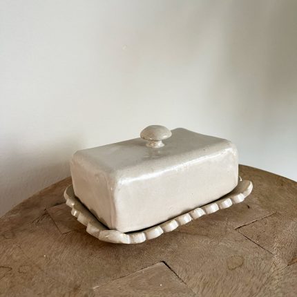 Scalloped Butter Dish