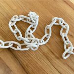 Small Porcelain Chain - White - Image 3