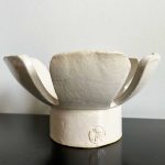 Deep Grooves Pedestal Dish - Image 5