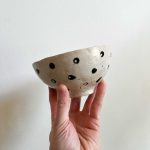 Tiny Polka Dot Bowl - Black and White - Image 7