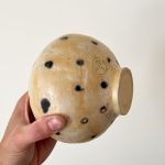 Creamy Polka Dot Vase - Image 2