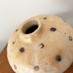 Creamy Polka Dot Vase - Image 3