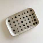 Rectangle Dotted Dish - Black and White