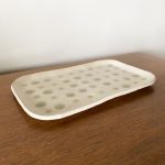 Rectangle Dotted Dish - Green and White - Image 2