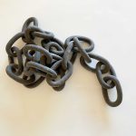 Medium Ceramic Chain - Rustic Black-Brown - Image 2