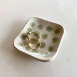 Green Polka Dot Trays