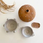 Ribbon Handled Dish - White Freckle - Image 3