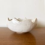 Irregular Edge Bowl - White - Image 4