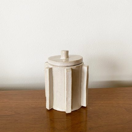 Ribbed Jar