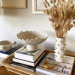 Circles Pedestal Bowl - White - Image 3