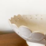 Circles Pedestal Bowl - White - Image 5