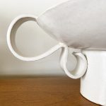 Large Loopy Handled Pedestal Bowl - Image 3