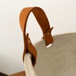 Leather Handled Basket Bowl - Image 4