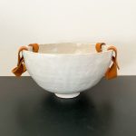 Leather Handled Basket Bowl - Image 6